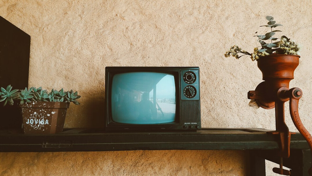 vintage television set