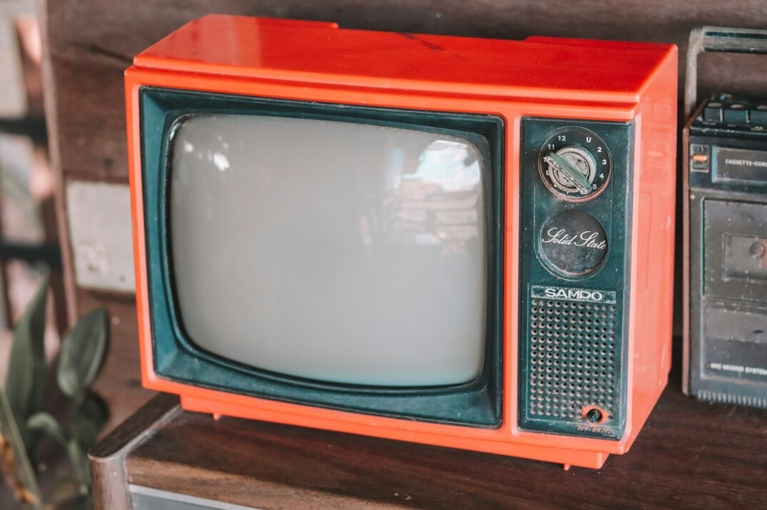 vintage television broadcast